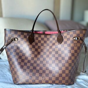 Louis Vuitton Brown Checkered Tote